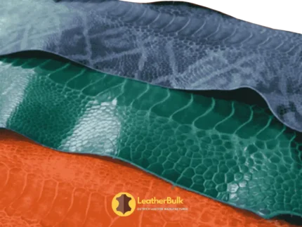 Ostrich Leg Leather – Dyed